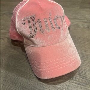 Juicy Couture Pink Rhinestone Cap